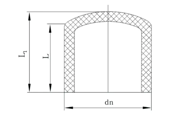HDPE Butt Fusion End Cap for Fuel Gas