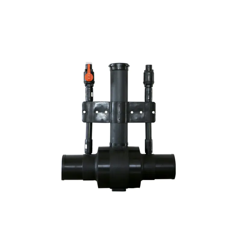 HDPE Double Purge Ball Valve for Fuel Gas