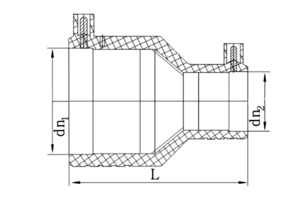 HDPE Electro Fusion Reducer for Fuel Gas