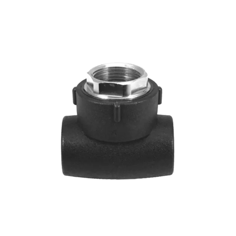 HDPE Socket Fusion Thread Female Tee for Fuel Gas
