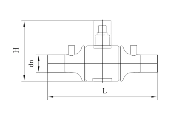 HDPE Single Purge Ball Valve for Fuel Gas