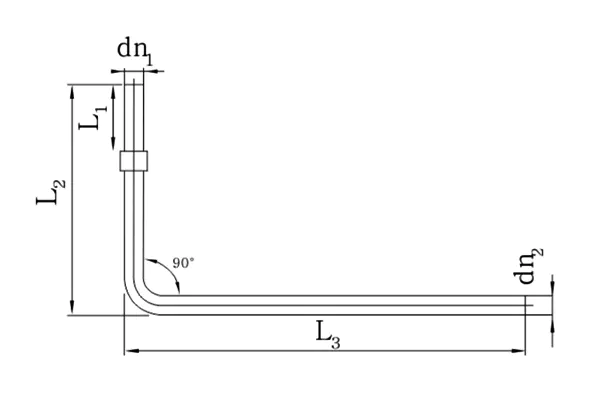 HDPE Transition 90° Elbow PE Steel Transition Adapter for Fuel Gas