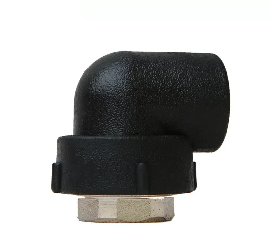 HDPE Socket Fusion Male Thread 90° Elbow for Water