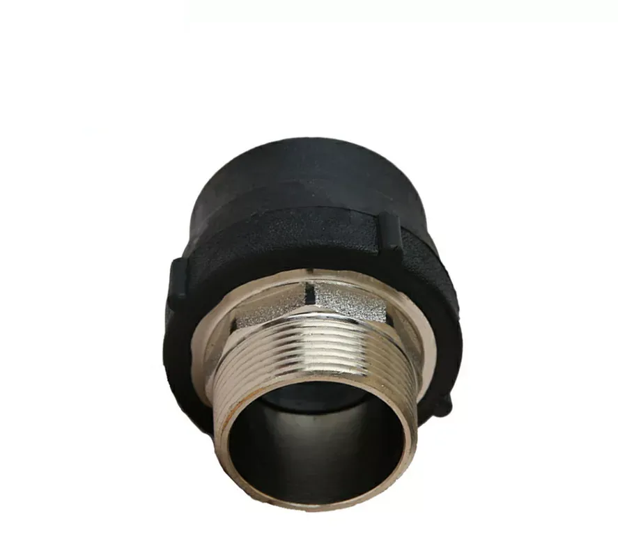 HDPE Socket Fusion Brass Male Thread Union for Water