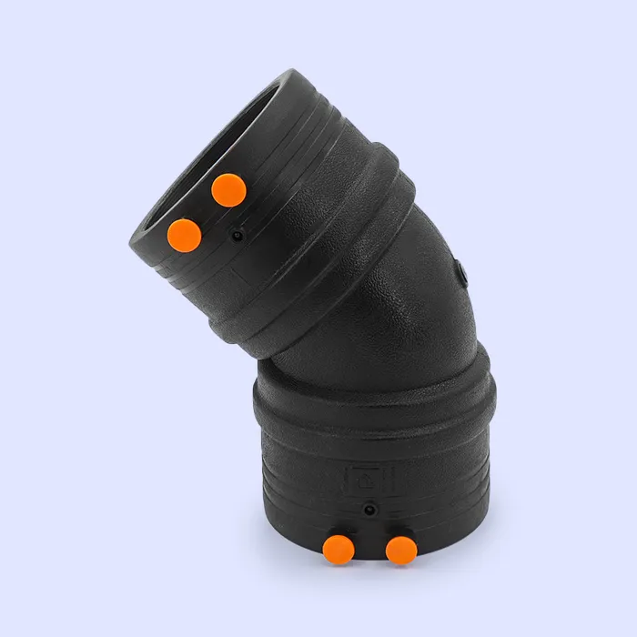 HDPE Electro Fusion Double Sealing 45° Elbow for Water