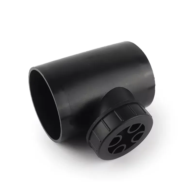 HDPE Butt Fusion 88.5° Cleanout Branch for Siphonic Drainage