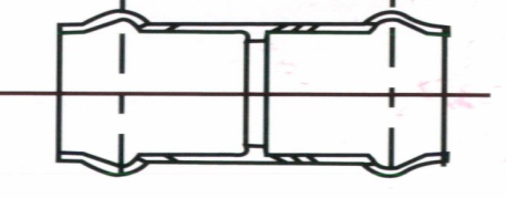 Steel-Plastic Coated Rubber Ring Joint Coupler for Water