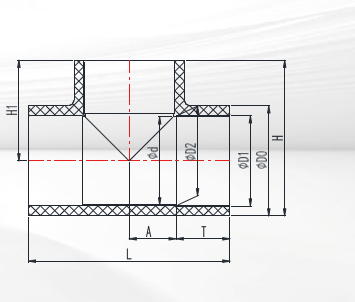 PVC-U/C Equal Tee for Industry
