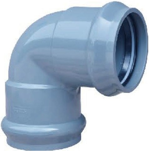 UPVC Rubber Ring Joint 90° Elbow for Water
