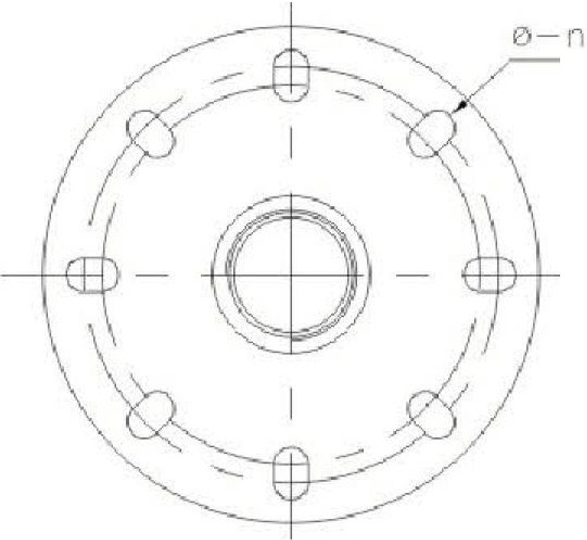 UPVC Blank Flange with Thread Hole for Water