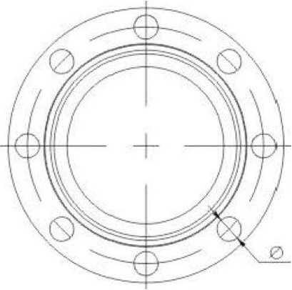 UPVC Rubber Ring Joint Flange for Water