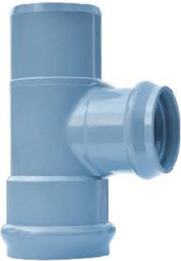 UPVC Socket and Rubber Ring Joint Equal Tee for Water