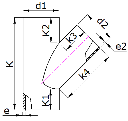 HDPE Butt Fusion Y Type Tee for Siphonic Drainage