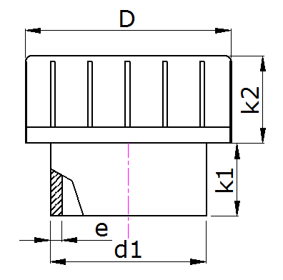 HDPE Butt Fusion Cleaning Hole for Siphonic Drainage