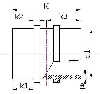 HDPE Butt Fusion Flange Bushing for Siphonic Drainage