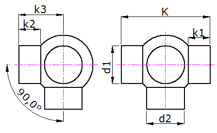 HDPE Butt Fusion Ball 4 Outlet Branch for Siphonic Drainage