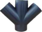 HDPE Butt Fusion Y Type Cross for Siphonic Drainage
