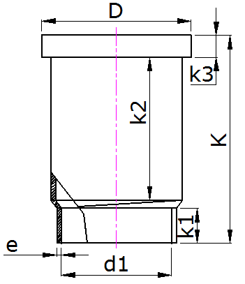 HDPE Butt Fusion Expansion Socket Fittings for Siphonic Drainage