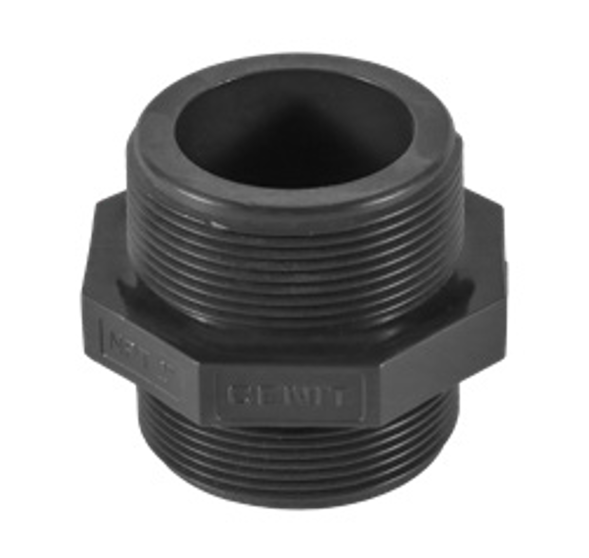 ASTM SCH40 & SCH80 PVC-U/C Double Male Threaded Nipple