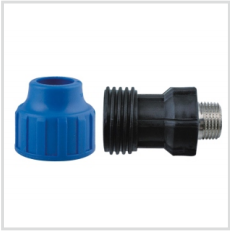 HDPE Socket Fusion Quick Male Thread Coupling for Water