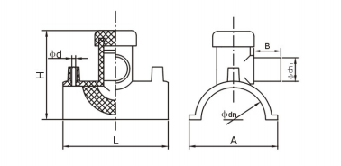 HDPE Electrofusion Tapping Saddle Tee for Fuel Gas