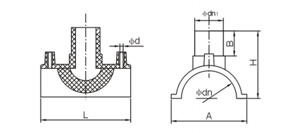 HDPE Electrofusion Branch Saddle for Fuel Gas