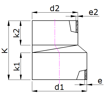 HDPE Butt Fusion Eccentric Reducer for Water