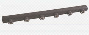 HDPE Socket Fusion Male Thread Manifold for Water