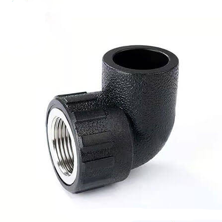HDPE Socket Fusion 90° Female Elbow for Fuel Gas