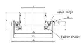 UPVC Rubber Ring Joint Reduced Flange for Water