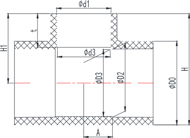 UPVC Solvent Cement Reducer Tee