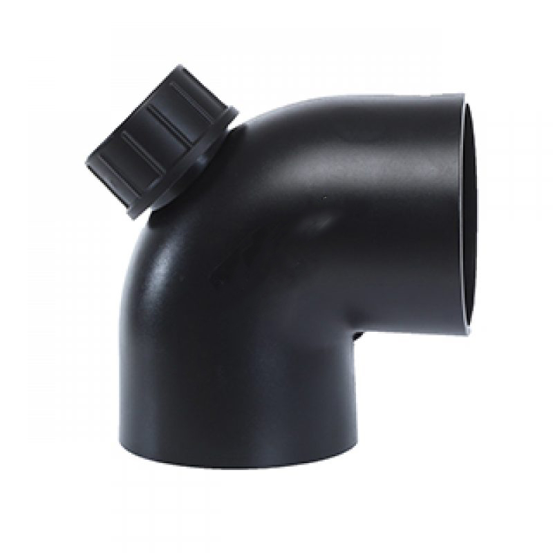 HDPE Electrofusion 90° Elbow With Clean Out for Siphonic Drainage