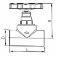 HDPE Socket Fusion Globe Valve for Water
