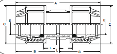 PP Compression Coupler for Water