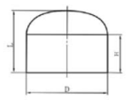 HDPE Socket Fusion End Cap for Fuel Gas