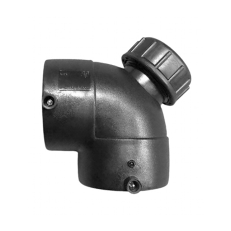 HDPE Electrofusion 90° Elbow With Clean Out for Siphonic Drainage