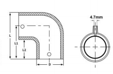 HDPE Electro Fusion Double Sealing 90° Elbow for Water